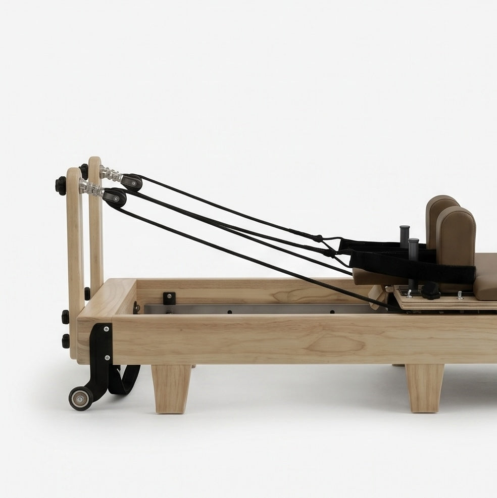 Pilates reformer en bois massif
