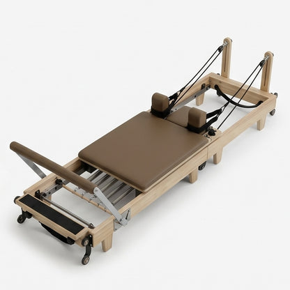 Pilates reformer en bois massif