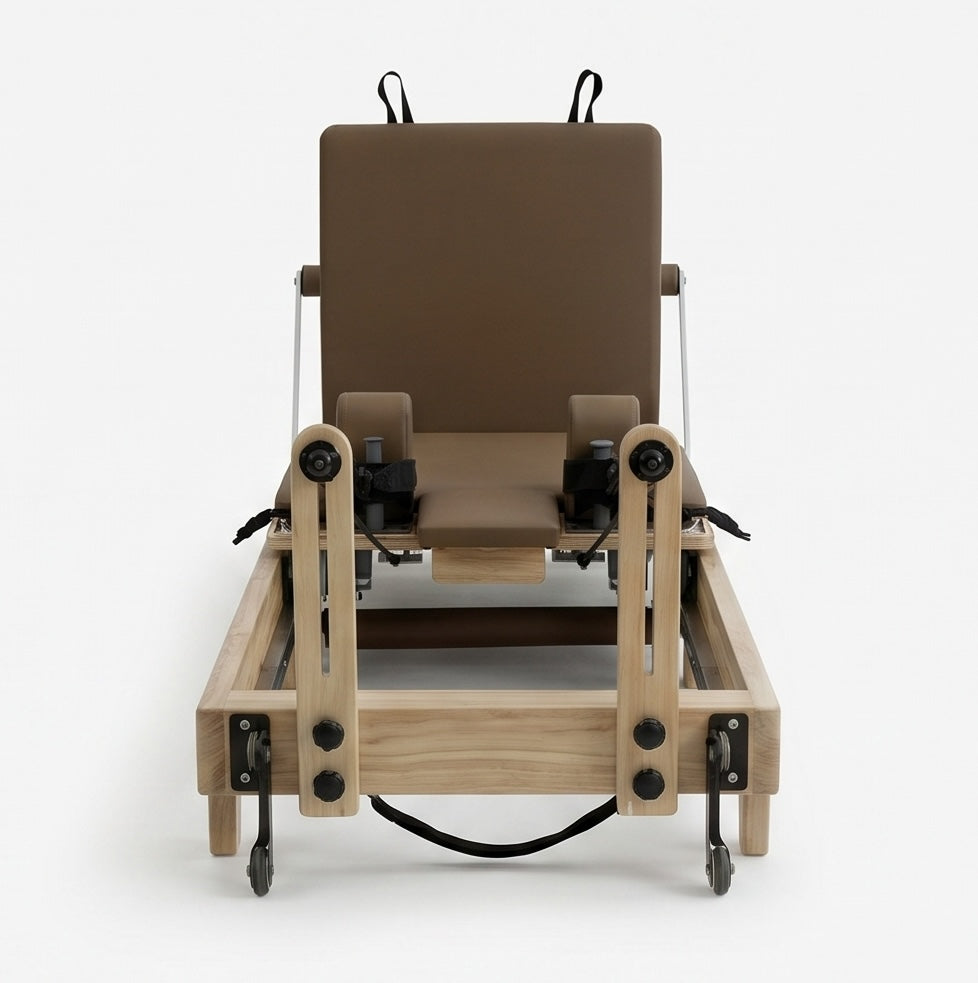 Pilates reformer en bois massif