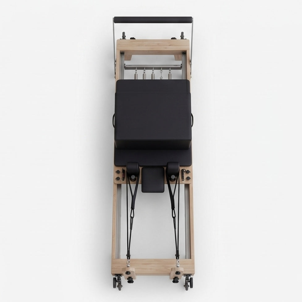 Pilates reformer en bois massif