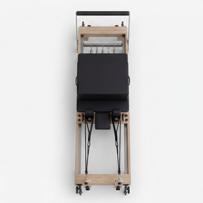 Pilates reformer en bois massif
