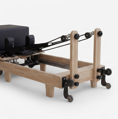 Pilates reformer en bois massif