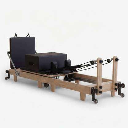 Pilates reformer en bois massif