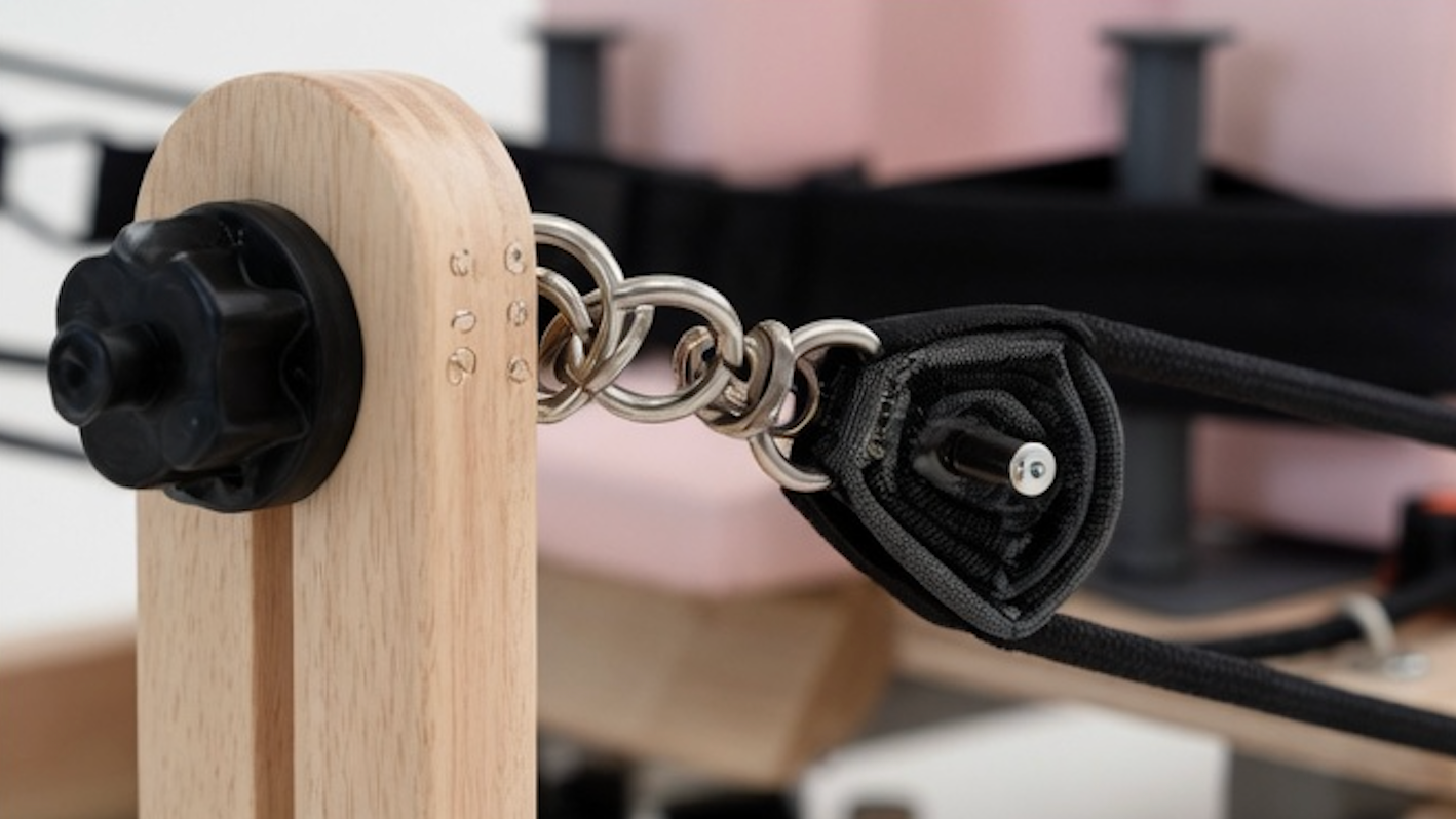 Pilates reformer en bois massif