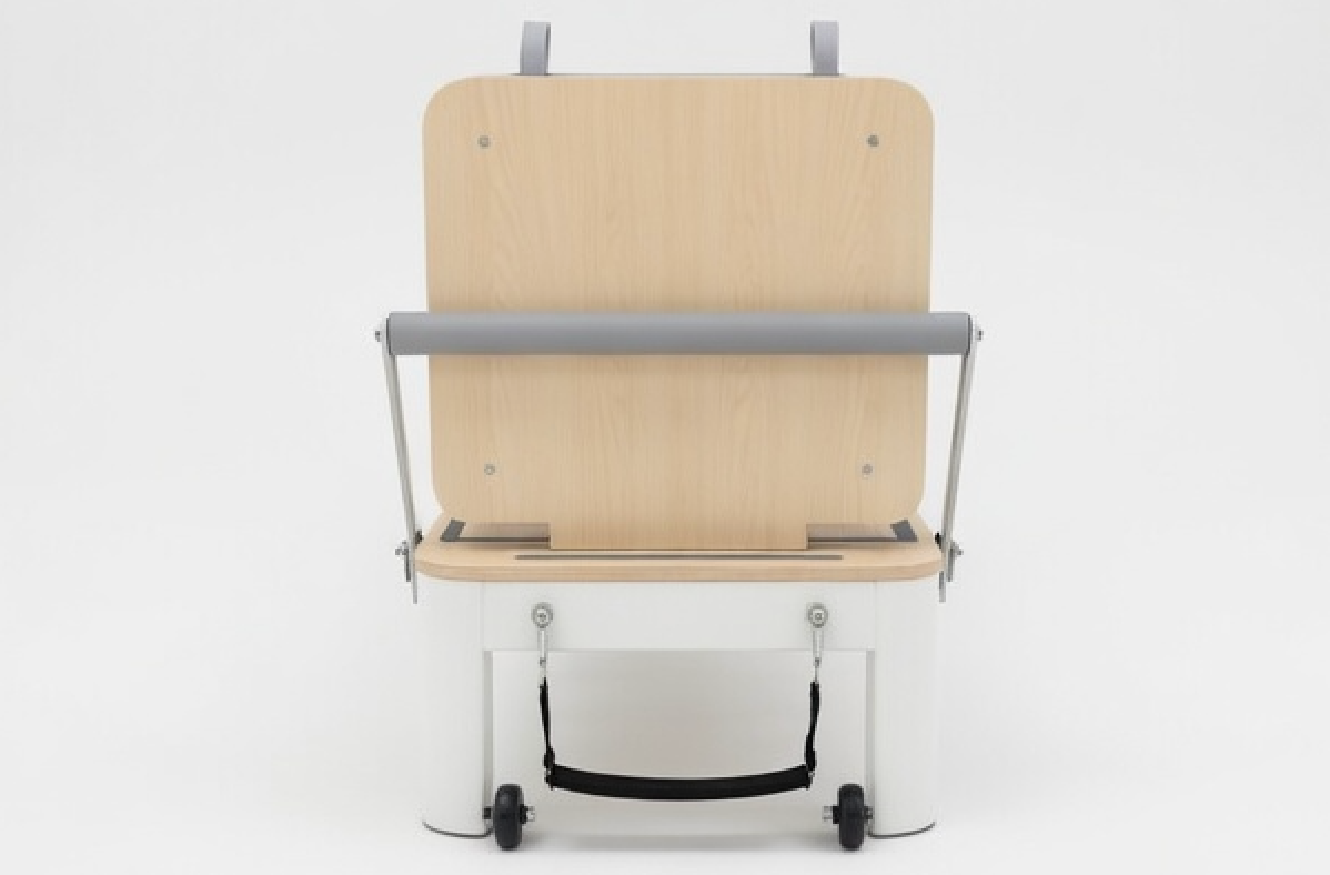 Reformer pilates gris acier