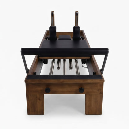 Pilates reformer en bois noyer massif