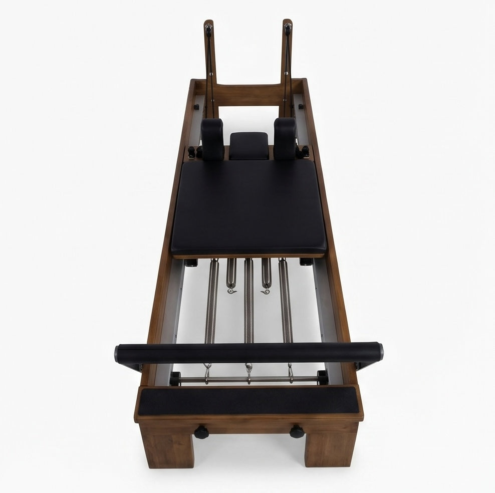 Pilates reformer en bois noyer massif