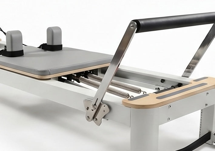 Reformer pilates gris acier