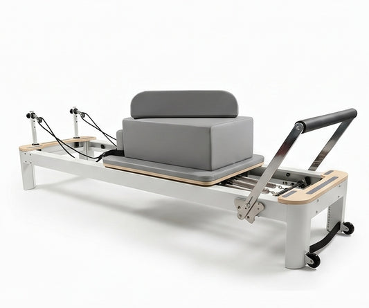 Reformer pilates gris acier