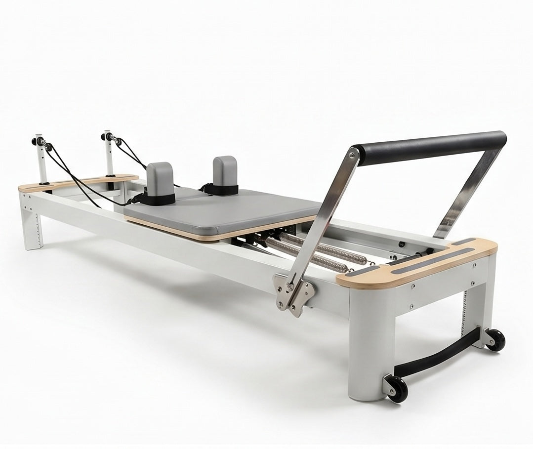 Reformer pilates gris acier