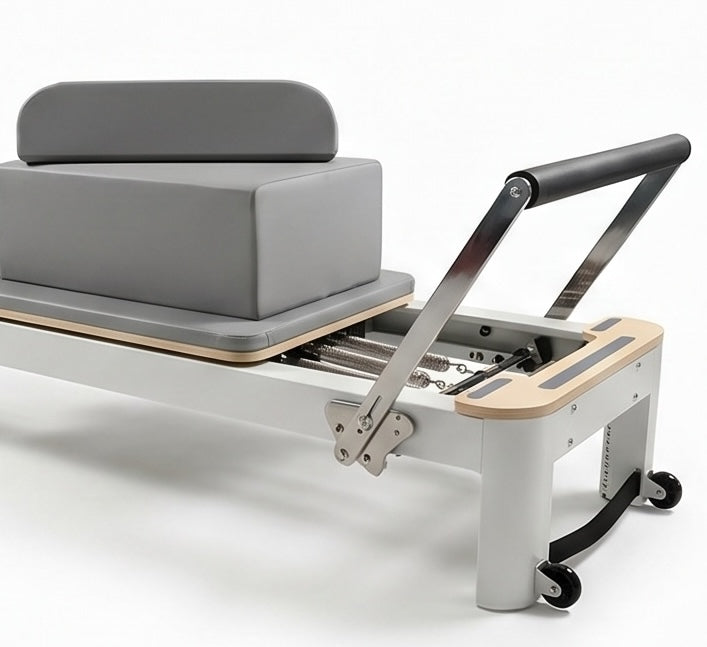 Reformer pilates gris acier