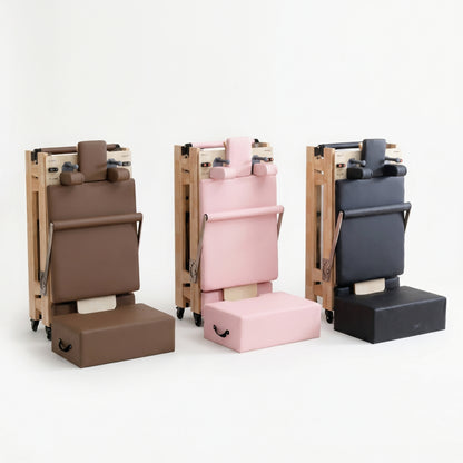 Pilates reformer en bois massif