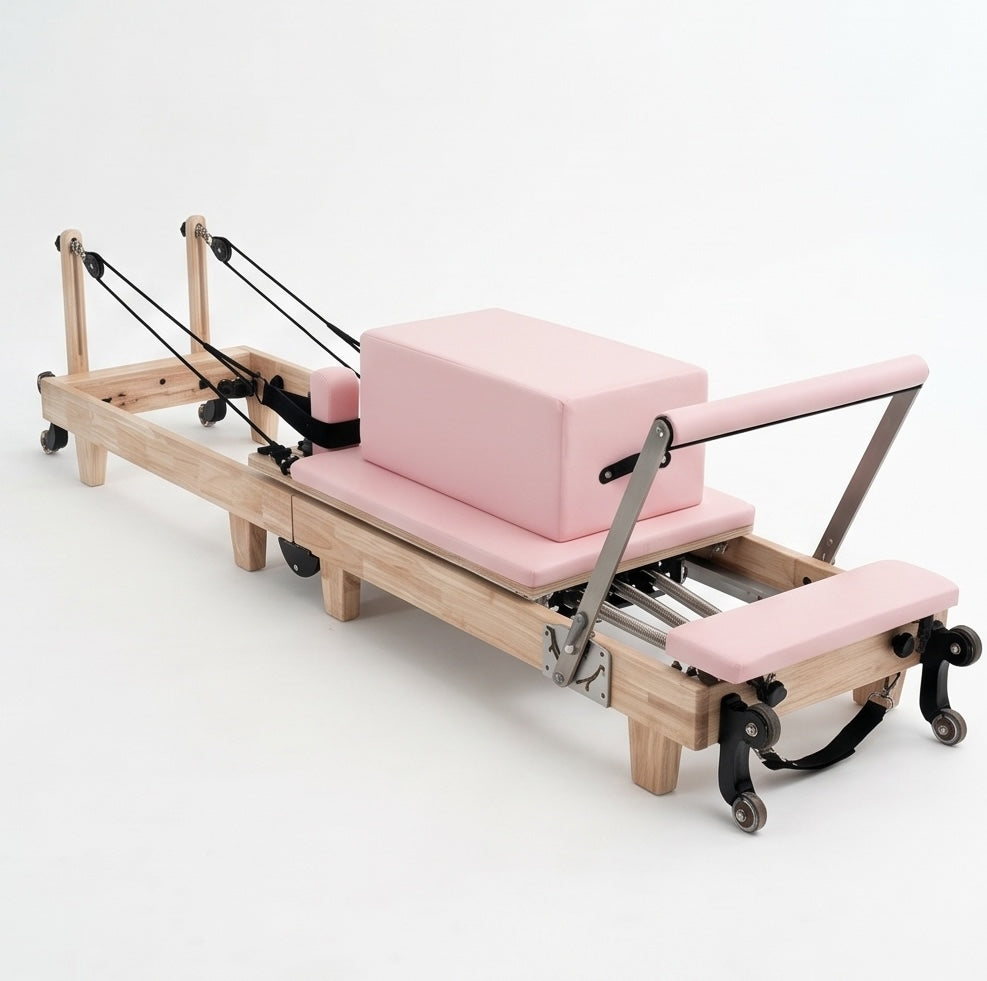 Pilates reformer en bois massif
