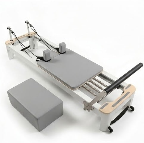 Reformer pilates gris acier
