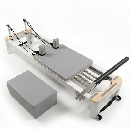 Reformer pilates gris acier