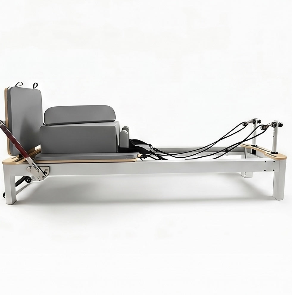 Reformer pilates gris acier