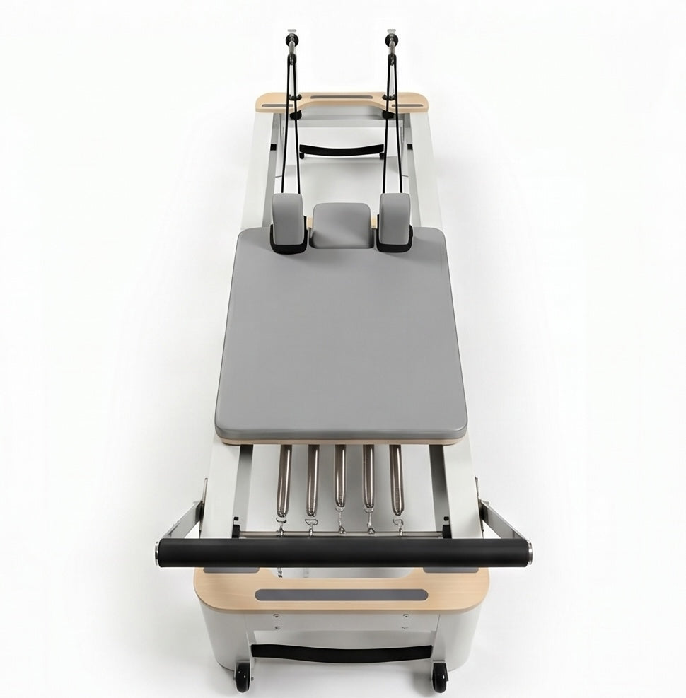 Reformer pilates gris acier